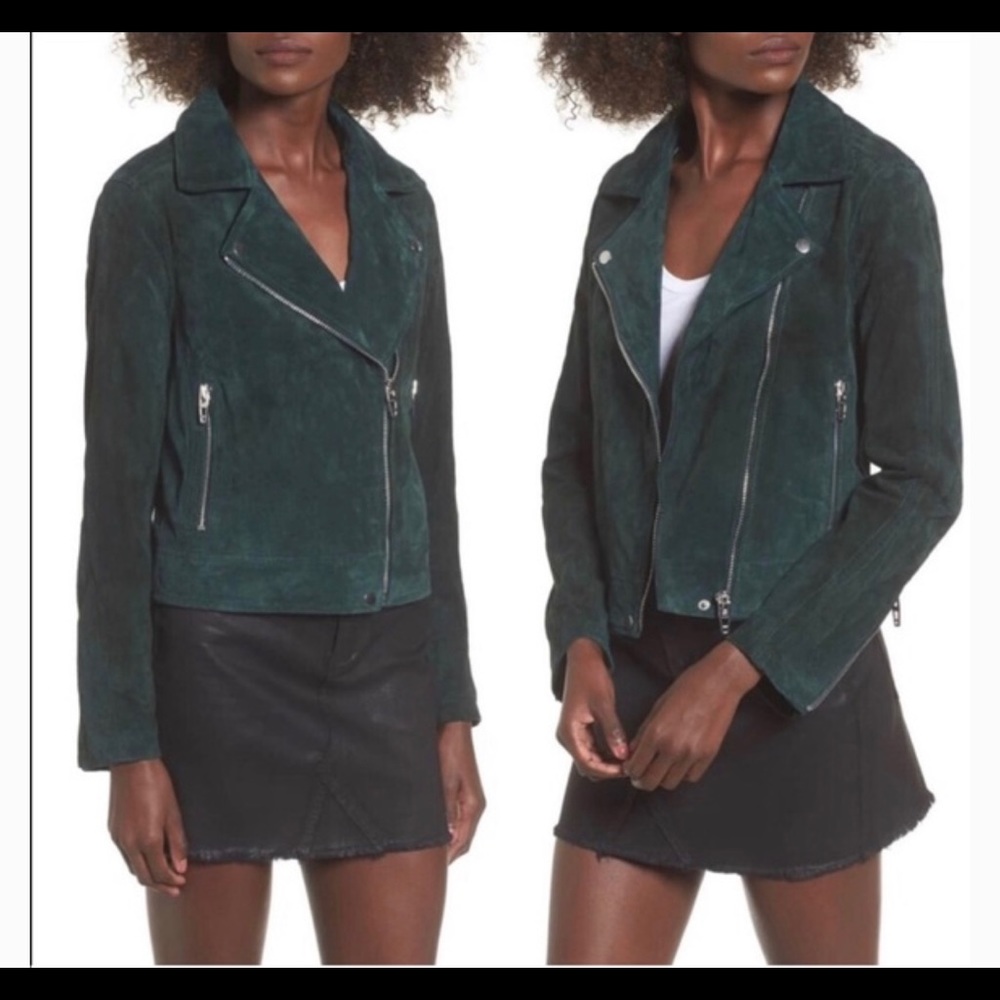 BlankNYC Suede Mito Jacket -Green